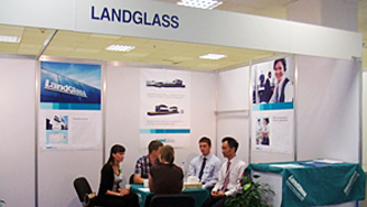 2012年俄罗斯玻璃工业展会兰迪机器展位现场